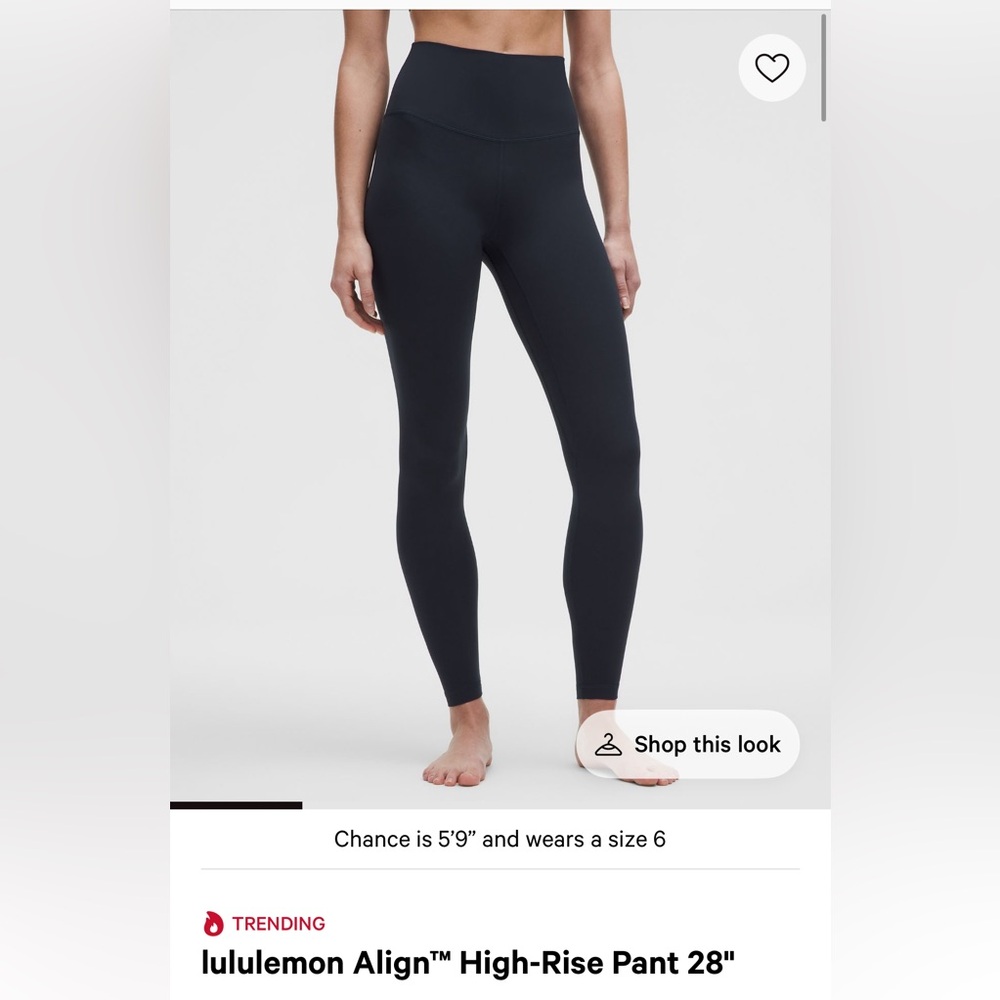 lululemon athletica Align High Rise 28” Leggings - Picture 9 of 9